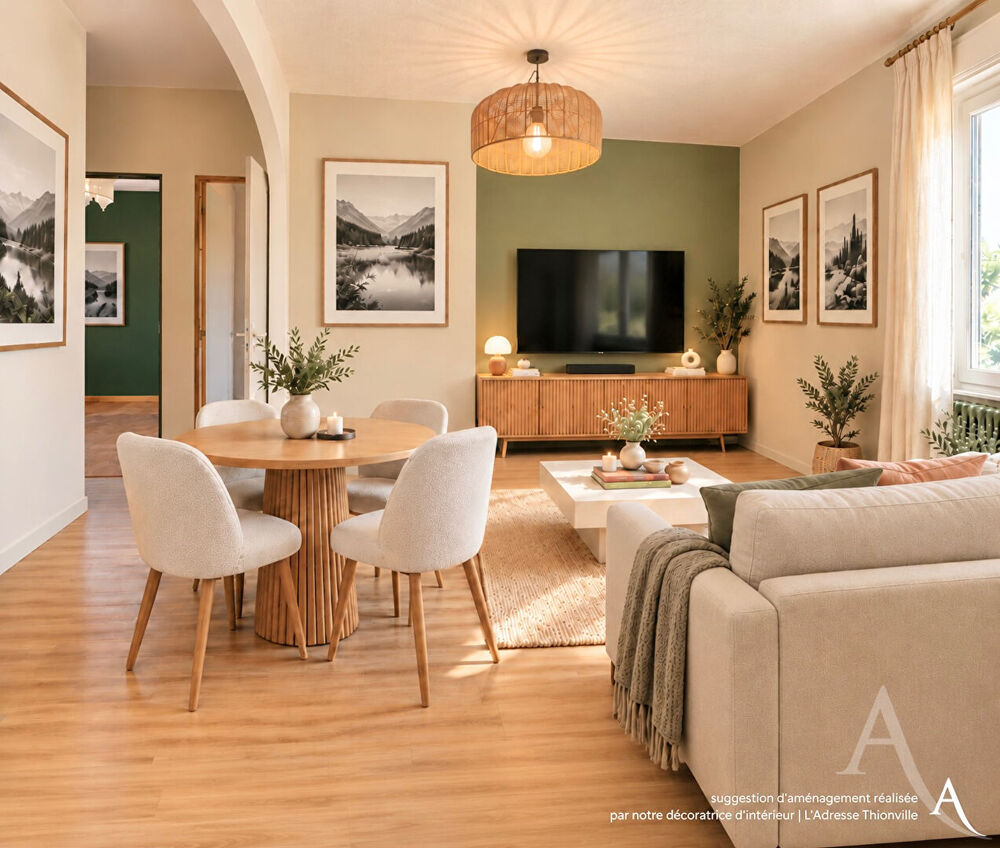 Vente Appartement 1 logement L'HIVER et un autre L'ÉTÉ, à FLORANGE ! T3 DPE B + CHALET T2 climatisé ET JARDIN Florange