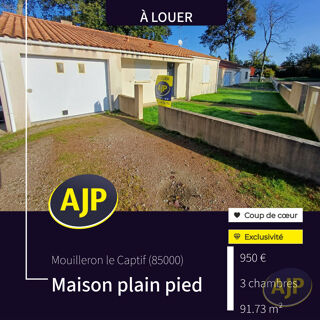  Maison à louer 4 pièces 92 m²