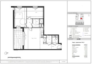  Appartement � vendre 3 pi�ces 66 m�