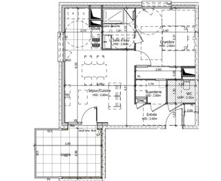  Appartement � vendre 2 pi�ces 47 m�