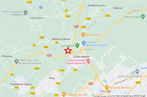 Local d'activit&eacute; 120 M&sup2; 1176 25480 Miserey salines