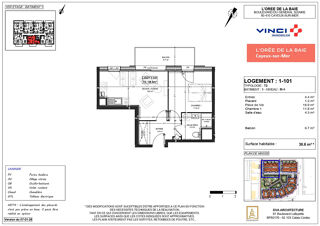  Appartement à vendre 2 pièces 39 m²
