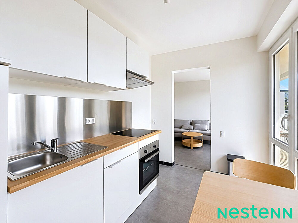 Location Appartement Cours Fauriel - T1 de  32 m² avec balcon, ascenseur - Meublé Saint etienne