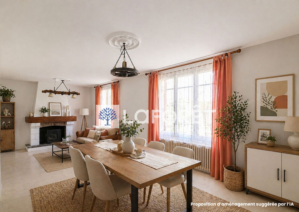 Maison sur sous-sol total proche JOUY-LE-CHÂTEL