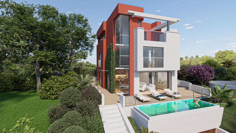 Vente Maison Villa d'architecte T5, piscine et vue mer Nice