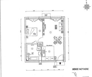  Appartement � vendre 2 pi�ces 44 m�