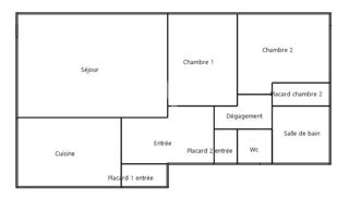  Appartement � vendre 3 pi�ces 65 m�