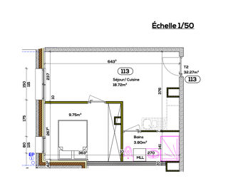  Appartement � vendre 2 pi�ces 32 m�