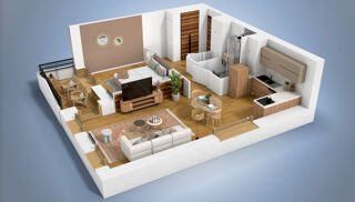  Appartement � vendre 2 pi�ces 50 m�