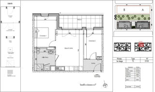  Appartement � vendre 3 pi�ces 52 m�