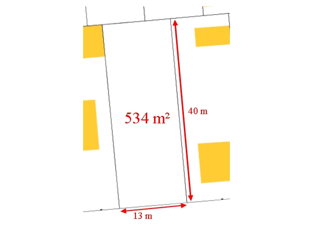 Vente Terrain Terrain Villeparisis 534 m2 Villeparisis