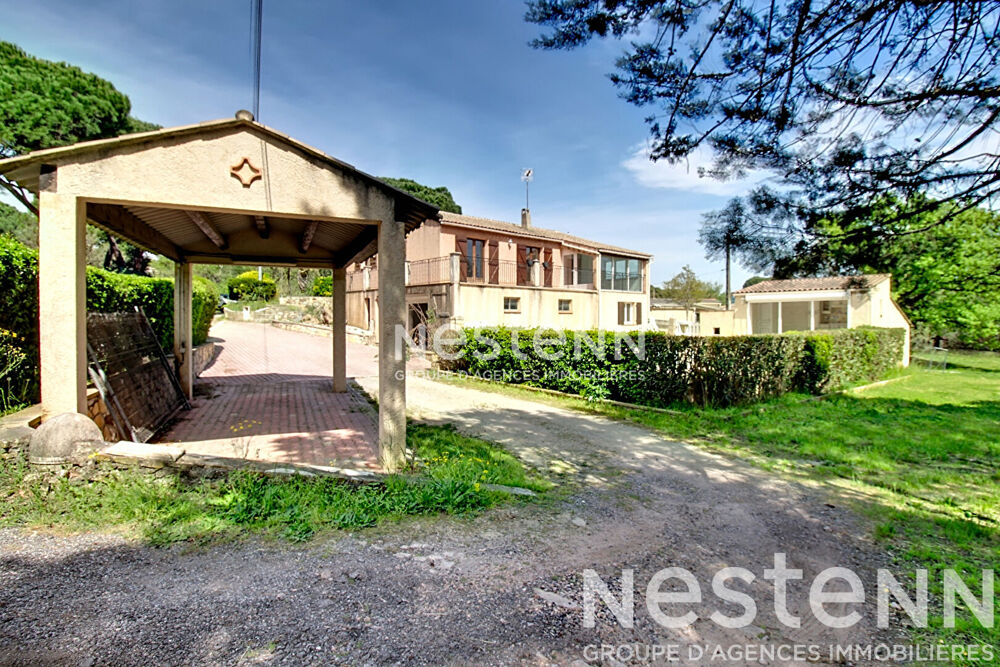 Maison Vidauban 4 pièce(s) 113m2 - terrain 3588m2 - garage - piscine - pool house