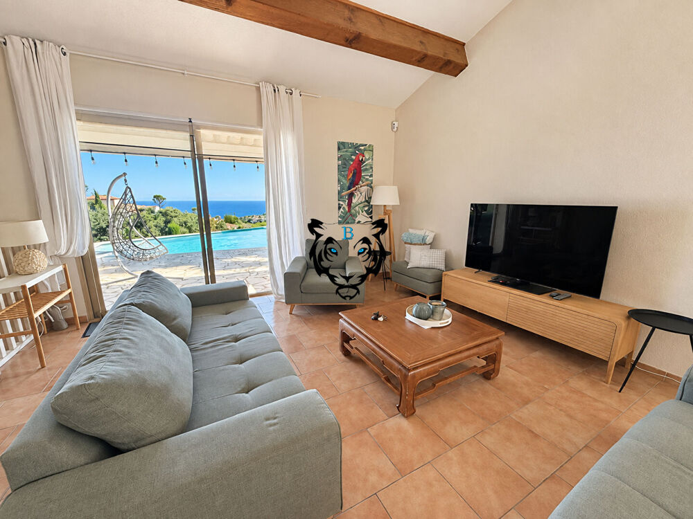 Les Issambres - Piscine Vue mer - 3 chambres - Garage