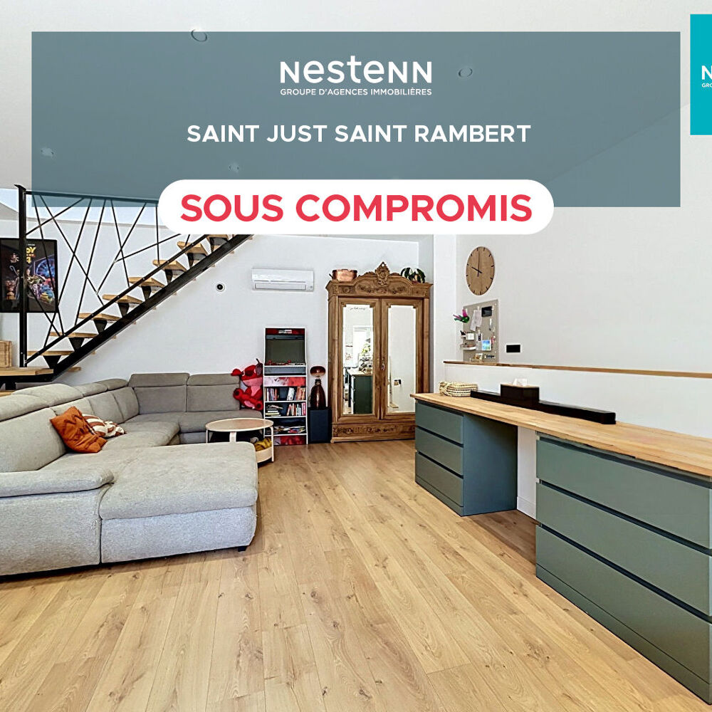 Vente Maison Maison de ville 94m²  avec garage - 3 chambres - Saint Just Saint Rambert Saint just saint rambert