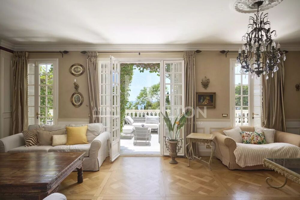 Vente Maison Rare, vue mer panoramique, Belle Époque, proche de Monaco. Cap-d'ail