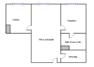  Appartement � vendre 2 pi�ces 53 m�