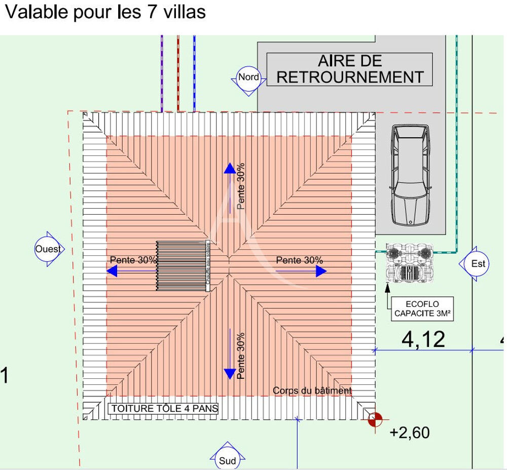 Programme de 7 villas en ETAT FUTUR D'ACHEVEMENT - Route de Stoupan