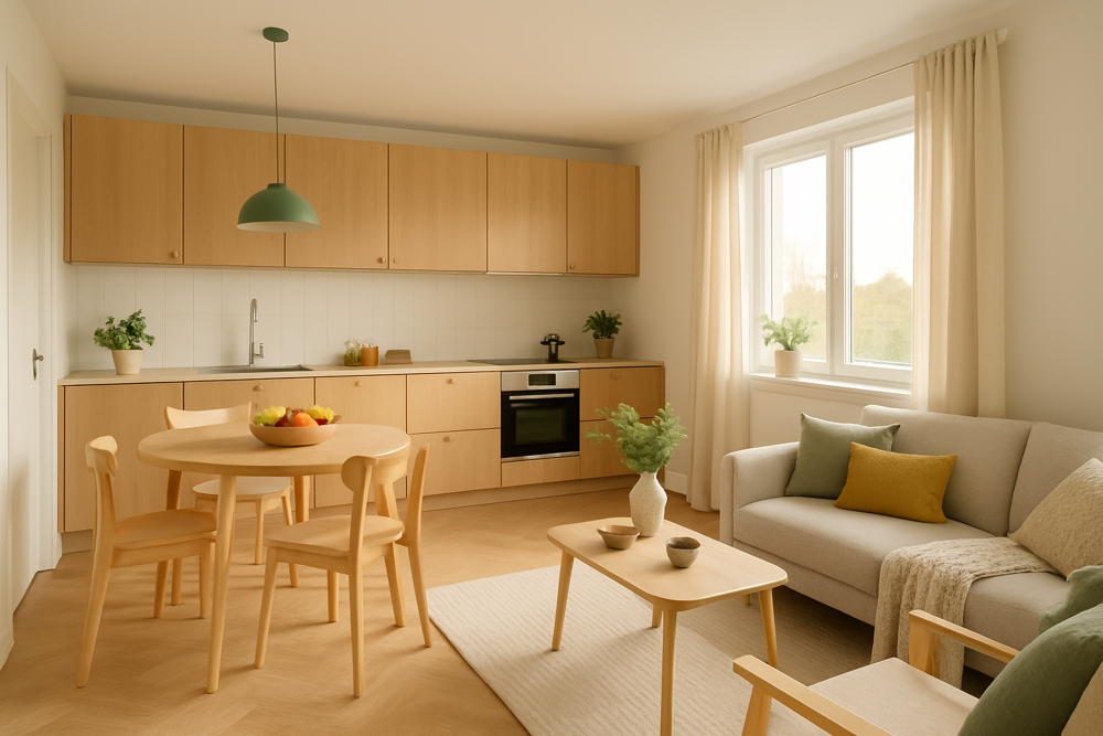 Appartement 3 pièces de 66 m2 (Suresnes)