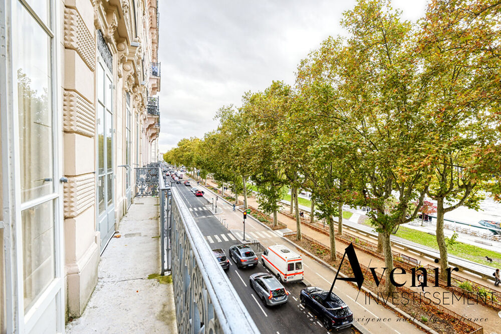 Appartement 196m2 climatisé 3 chambres balcon Lyon 3ème Quai du Rhône/Préfecture