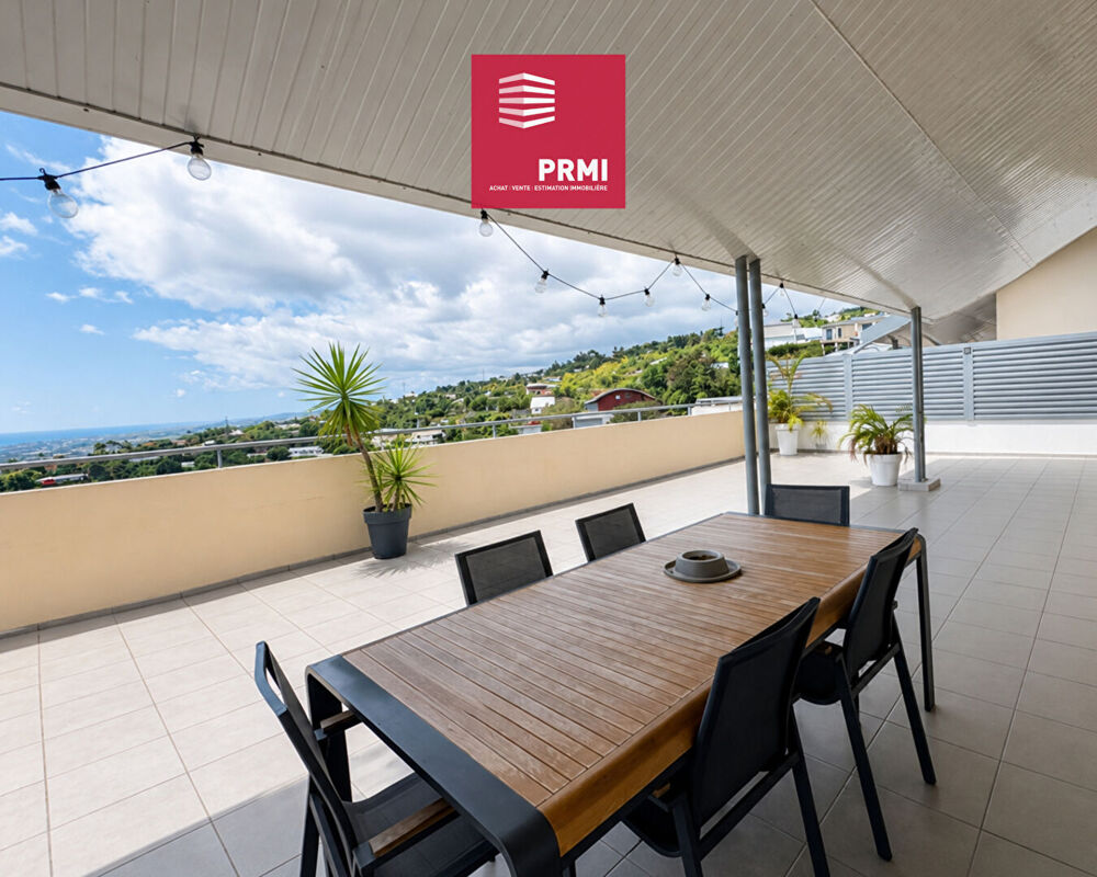 Vente Appartement T3 d'exception sur les hauteurs de Saint-Denis - Terrasse de 89 m² et vue océan Saint denis