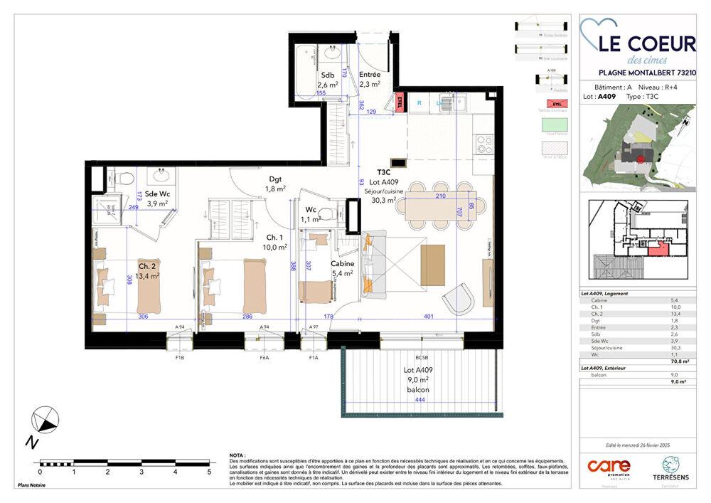 Appartement 3 pièces 71 m² · à La Plagne Tarentaise · 71 m² · 525 000 €