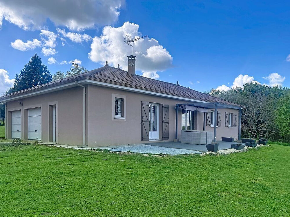 Maison de plain-pied Sereilhac, construction de 2007 à 20 min de Limoges, parcelle de 2700m2