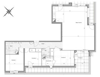  Appartement à vendre 4 pièces 111 m²