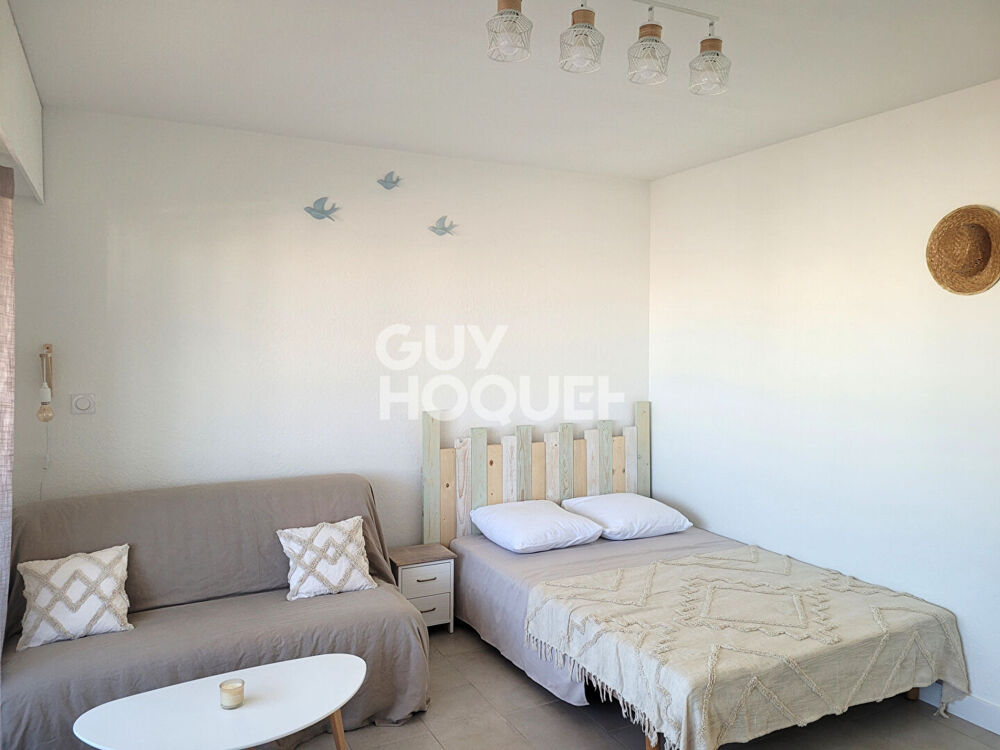 À louer ? Studio meublé à Canet-en-Roussillon, disponible de septembre à juin.