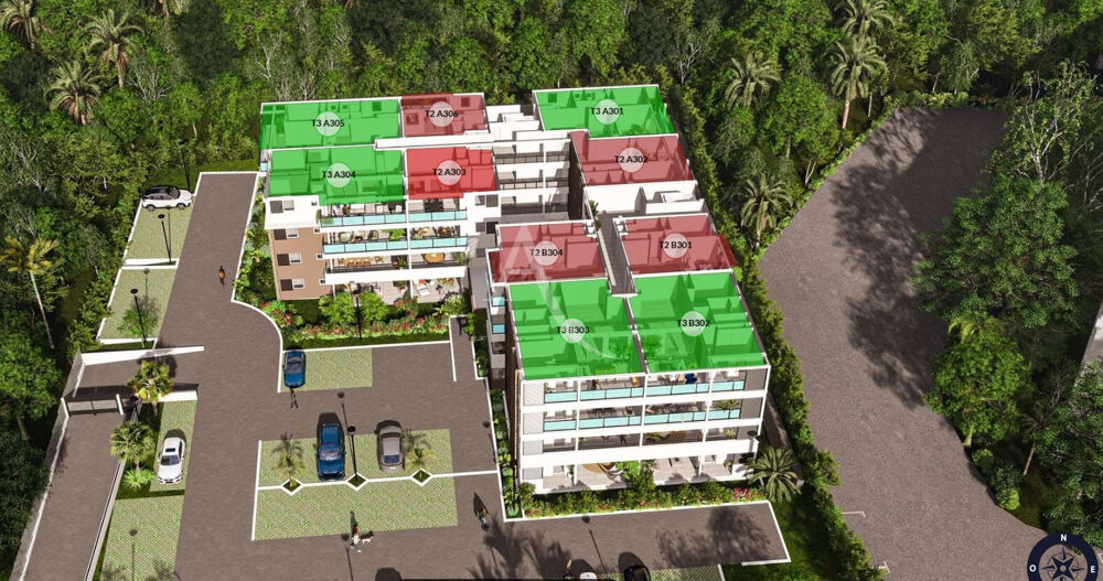 Vente Appartement En V.E.F.A : Appartement Le Lamentin 3 pièce(s) 94.76 m2 Le lamentin