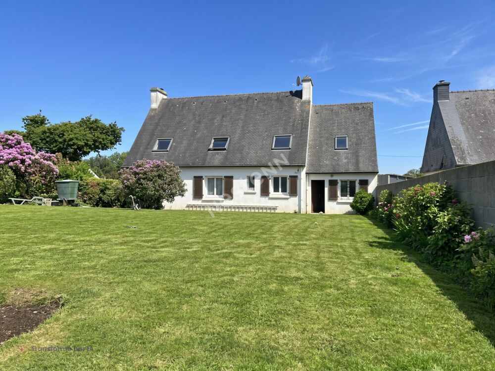 Maison néo-bretonne sur sous-sol offrant une vraie vie de plain-pied, 6 pièces à Langolen