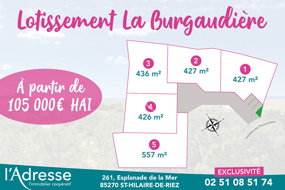 Vente Terrain Terrain Saint Jean De Monts Saint jean de monts