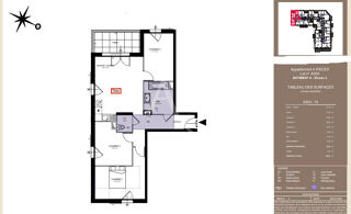  Appartement � vendre 4 pi�ces 73 m�