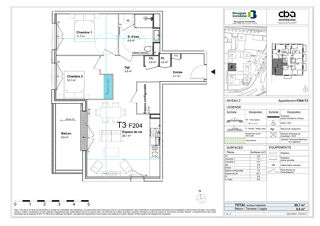  Appartement � vendre 2 pi�ces 45 m�