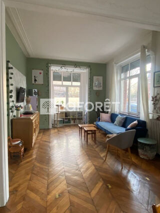 Vente Appartement ROUBAIX, SECTEUR AVENUE MOTTE ? APPARTEMENT BOURGEOIS T3 DE 87 M² EN REZ-DE-JARDIN AVEC GARAGE Roubaix