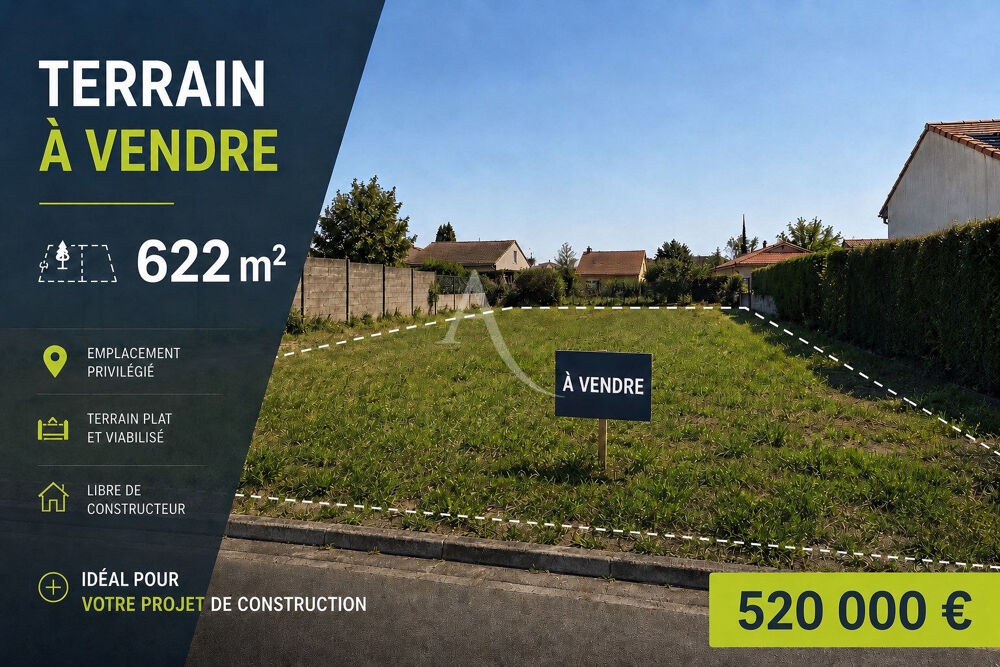 Vente Terrain Terrain Noisy Le Grand 500 m2 Noisy le grand