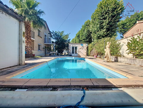   Maison avec piscine et appartement  sur 1011M2 de terrain clotur Maison - 7 pice(s) - 180 m