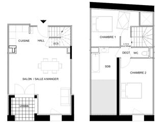  Appartement � vendre 3 pi�ces 71 m�