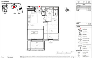  Appartement � vendre 2 pi�ces 44 m�