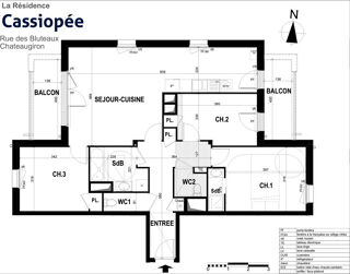  Appartement � vendre 4 pi�ces 88 m�