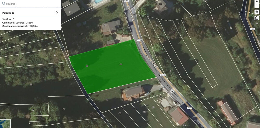 Vente Terrain Terrain constructible 2620 m2 Lougres