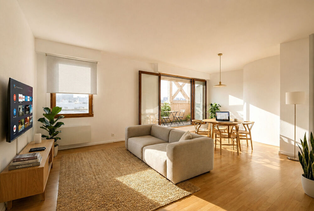 Appartement Familial de 3 Pièces avec Terrasse Exceptionnelle au Dernier Étage - Charenton-le-Pont