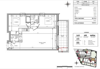 Vente Appartement Appartement Cannes 3 pièce(s) de 60 M2   + 11 m2 de terrasse Cannes