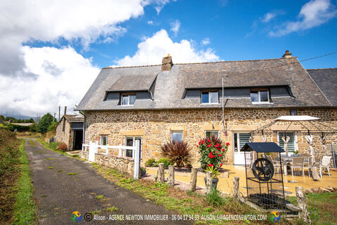   ILLE ET VILAINE, Bazouges la P�rouse. Maison de campagne mitoyenne en pierre de 4 chambres avec jardin et d�pendances. Maison - 6 pi�ce(s) - 160 m�