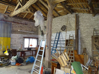  Remise / Grange � vendre 1 pi�ce 100 m� Menesplet