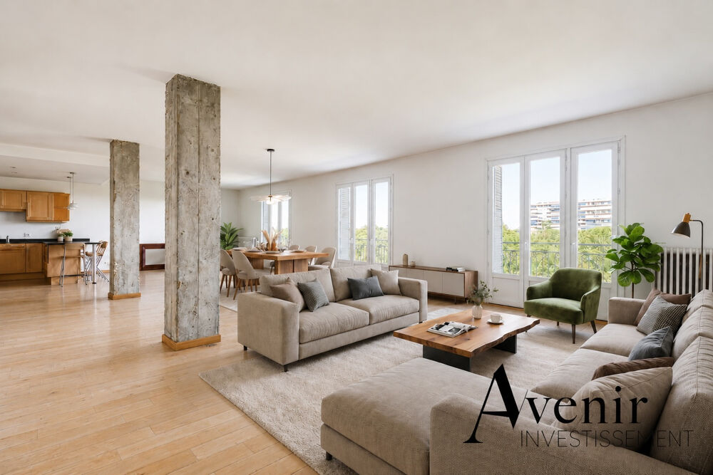 Appartement T5 158m2 - 3 chambres - Balcon - Vue Rhône à Lyon 4ème