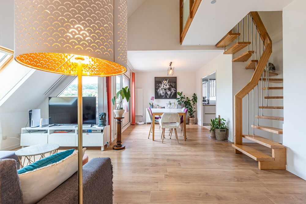 AGENCE IMMOBILIERE LAFORET - "MONSTERA" - POISY - APPARTEMENT DUPLEX T4 de 96.01m² (84,05m2 CARREZ) - DERNIER ETAGE - TERRASSE -