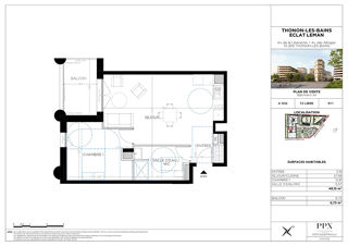  Appartement à vendre 2 pièces 49 m²