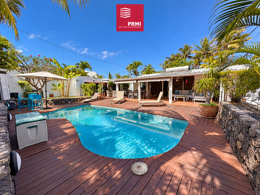 SAINT-GILLES-LES-BAINS , GRAND FOND : MAISON T5 DE CHARME AVEC PISCINE