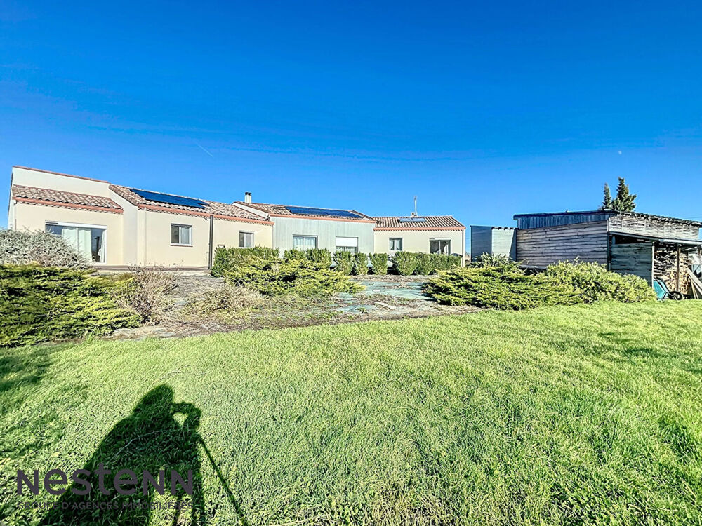Belle Maison familiale de 200m2 avec piscine et jardin à Mondavezan - Vue Pyrénées