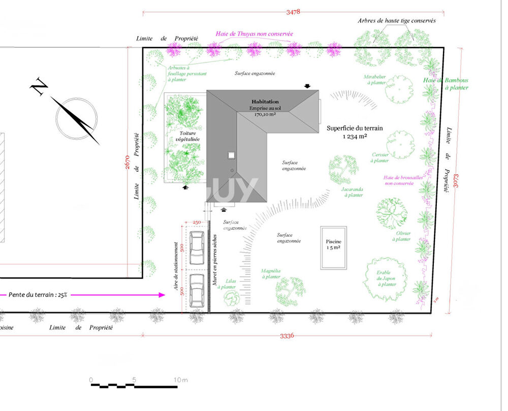 Vente Terrain Terrain Goussonville 1234 m2 Goussonville
